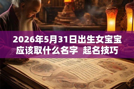2026年5月31日出生女宝宝应该取什么名字 起名技巧分享 2026年5月31日出生女宝宝应该取什么名字 起名技巧分享