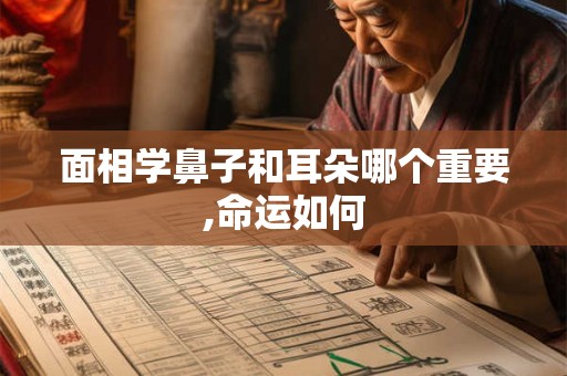 面相学鼻子和耳朵哪个重要,命运如何 面相学鼻子和耳朵哪个重要,命运如何