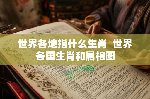 世界各地指什么生肖  世界各国生肖和属相图