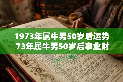 1973年属牛男50岁后运势 73年属牛男50岁后事业财运怎么样 1973年属牛男50岁后运势 73年属牛男50岁后事业财运怎么样