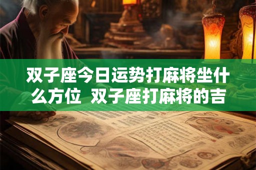 双子座今日运势打麻将坐什么方位 双子座打麻将的吉方位 双子座今日运势打麻将坐什么方位 双子座打麻将的吉方位