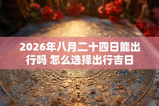 2026年八月二十四日能出行吗 怎么选择出行吉日 2026年八月二十四日能出行吗 怎么选择出行吉日