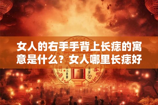 女人的右手手背上长痣的寓意是什么？女人哪里长痣好？