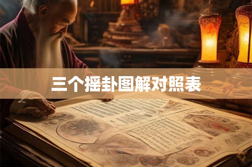 三个摇卦图解对照表 三个摇卦图解对照表