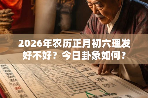 2026年农历正月初六理发好不好？今日卦象如何？