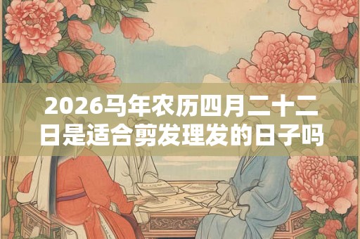 2026马年农历四月二十二日是适合剪发理发的日子吗？
