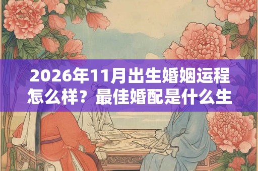 2026年11月出生婚姻运程怎么样?最佳婚配是什么生肖? 2026年11月出生婚姻运程怎么样?最佳婚配是什么生肖?