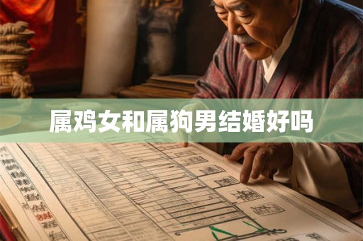 属鸡女和属狗男结婚好吗