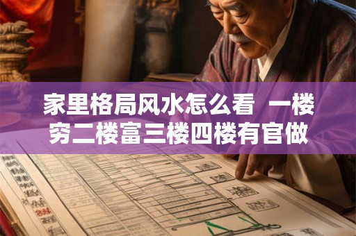 家里格局风水怎么看  一楼穷二楼富三楼四楼有官做