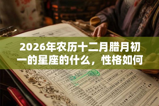 2026年农历十二月腊月初一的星座的什么，性格如何？