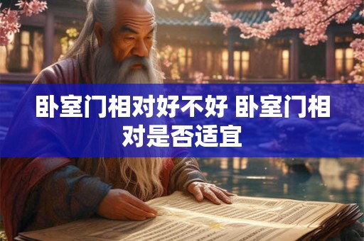 卧室门相对好不好 卧室门相对是否适宜