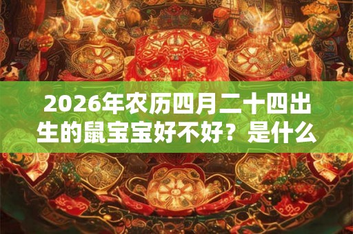 2026年农历四月二十四出生的鼠宝宝好不好?是什么命? 2026年农历四月二十四出生的鼠宝宝好不好?是什么命?