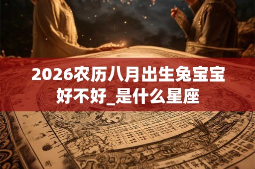 2026农历八月出生兔宝宝好不好_是什么星座 2026农历八月出生兔宝宝好不好_是什么星座