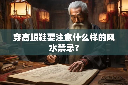穿高跟鞋要注意什么样的风水禁忌? 穿高跟鞋要注意什么样的风水禁忌?