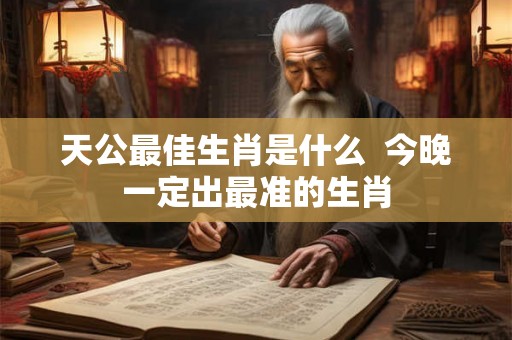 天公最佳生肖是什么  今晚一定出最准的生肖
