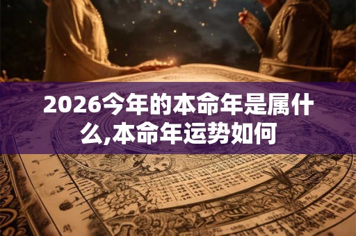 2026今年的本命年是属什么,本命年运势如何