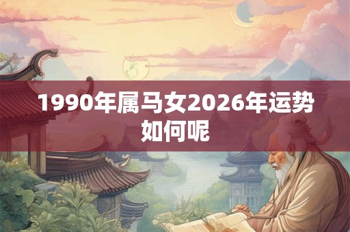 1990年属马女2026年运势如何呢