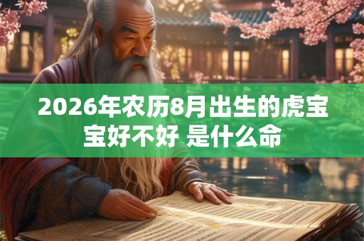 2026年农历8月出生的虎宝宝好不好 是什么命