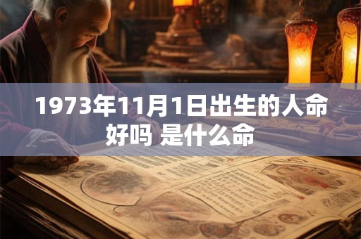 1973年11月1日出生的人命好吗 是什么命 1973年11月1日出生的人命好吗 是什么命