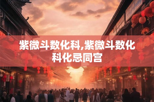紫微斗数化科,紫微斗数化科化忌同宫