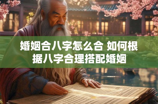 婚姻合八字怎么合 如何根据八字合理搭配婚姻 婚姻合八字怎么合 如何根据八字合理搭配婚姻