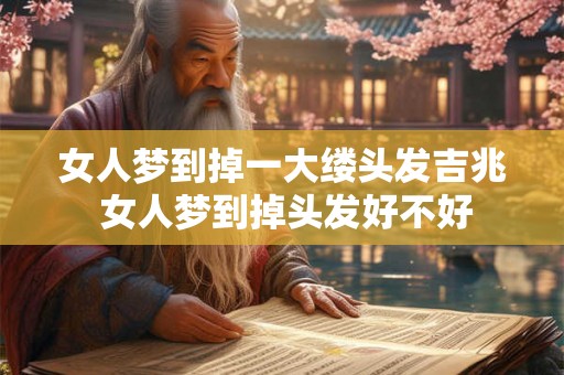 女人梦到掉一大缕头发吉兆 女人梦到掉头发好不好