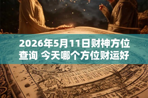 2026年5月11日财神方位查询 今天哪个方位财运好
