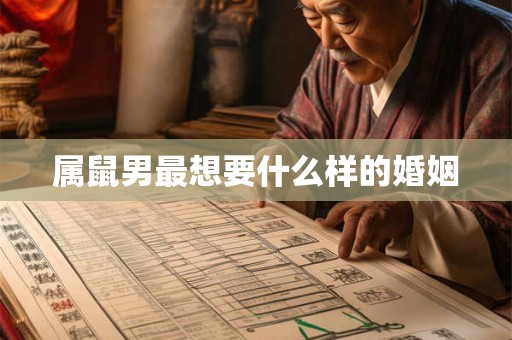 属鼠男最想要什么样的婚姻
