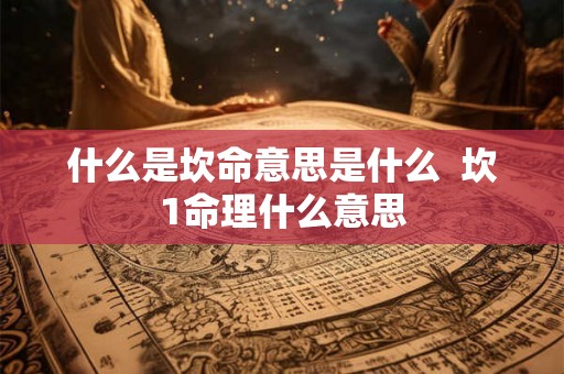 什么是坎命意思是什么 坎1命理什么意思 什么是坎命意思是什么 坎1命理什么意思