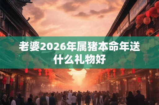老婆2026年属猪本命年送什么礼物好