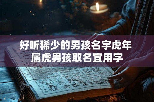 好听稀少的男孩名字虎年 属虎男孩取名宜用字