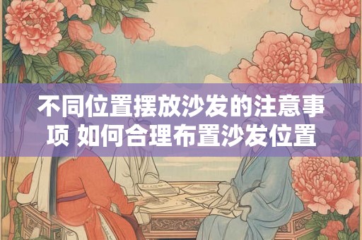 不同位置摆放沙发的注意事项 如何合理布置沙发位置