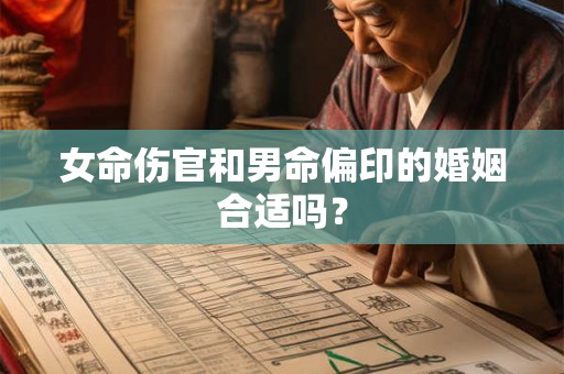 女命伤官和男命偏印的婚姻合适吗？