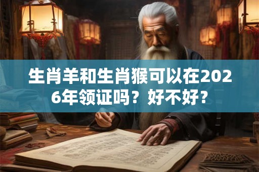 生肖羊和生肖猴可以在2026年领证吗?好不好? 生肖羊和生肖猴可以在2026年领证吗?好不好?