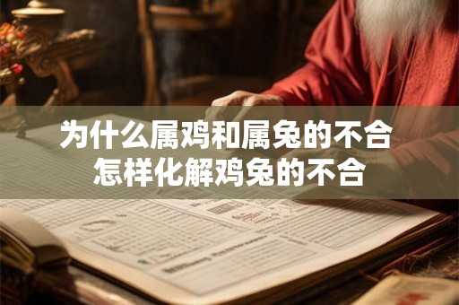 为什么属鸡和属兔的不合 怎样化解鸡兔的不合