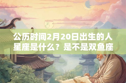 公历时间2月20日出生的人星座是什么？是不是双鱼座？