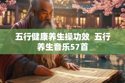 五行健康养生操功效 五行养生音乐57首 五行健康养生操功效 五行养生音乐57首