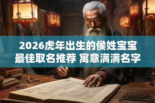 2026虎年出生的侯姓宝宝最佳取名推荐 寓意满满名字 2026虎年出生的侯姓宝宝最佳取名推荐 寓意满满名字