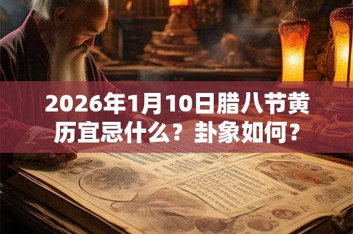 2026年1月10日腊八节黄历宜忌什么？卦象如何？