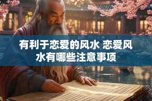 有利于恋爱的风水 恋爱风水有哪些注意事项