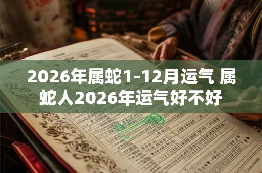2026年属蛇1-12月运气 属蛇人2026年运气好不好
