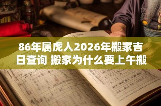86年属虎人2026年搬家吉日查询 搬家为什么要上午搬