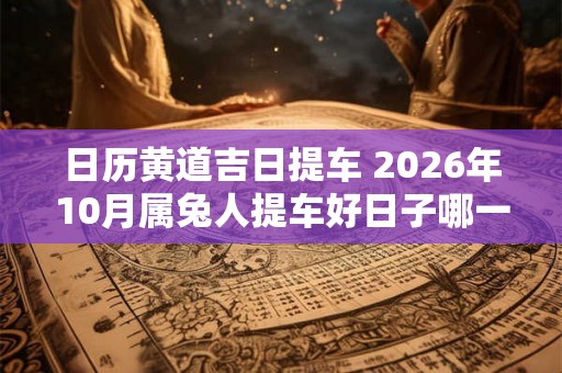 日历黄道吉日提车 2026年10月属兔人提车好日子哪一天