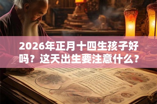 2026年正月十四生孩子好吗？这天出生要注意什么？