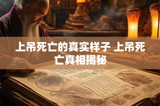 上吊死亡的真实样子 上吊死亡真相揭秘
