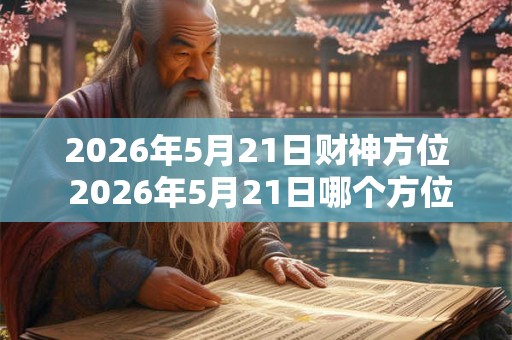2026年5月21日财神方位 2026年5月21日哪个方位是财神方位