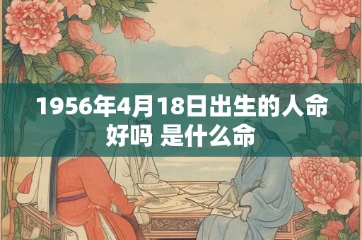 1956年4月18日出生的人命好吗 是什么命