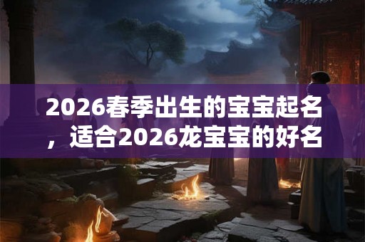 2026春季出生的宝宝起名，适合2026龙宝宝的好名字