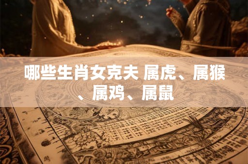 哪些生肖女克夫 属虎、属猴、属鸡、属鼠