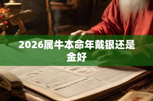 2026属牛本命年戴银还是金好